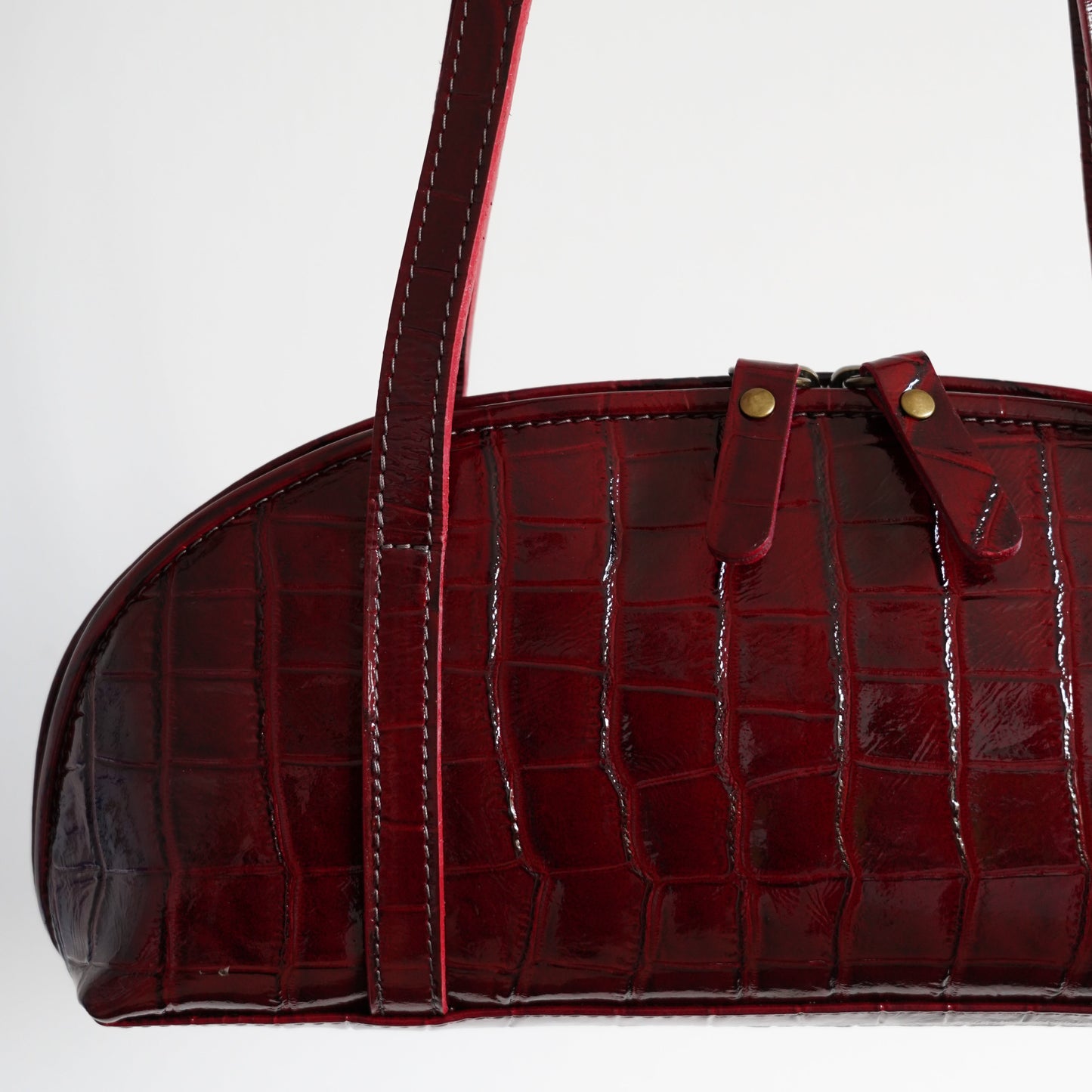 Cartera Gigi Croco Burdeo