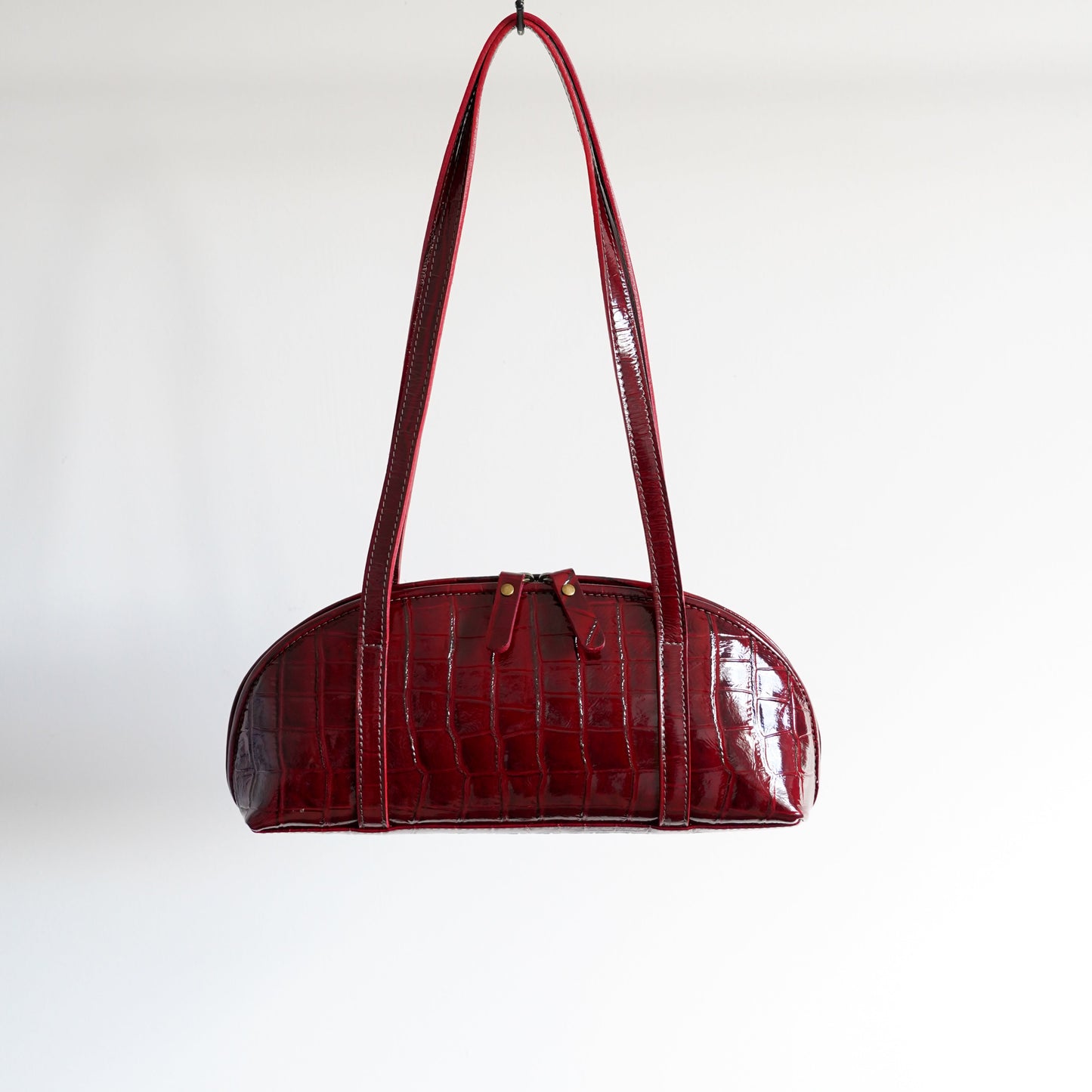 Cartera Gigi Croco Burdeo
