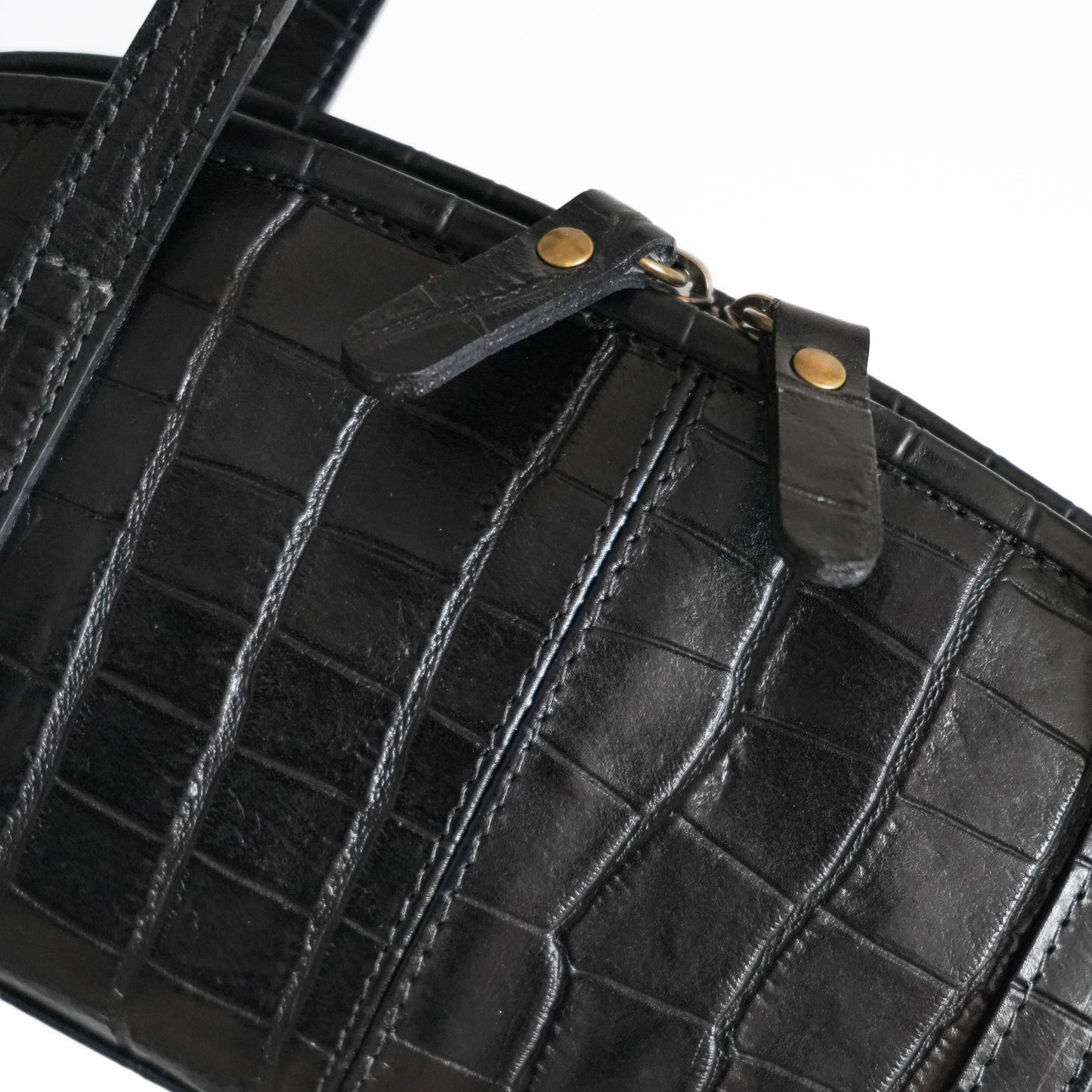 Cartera Gigi Croco Negro