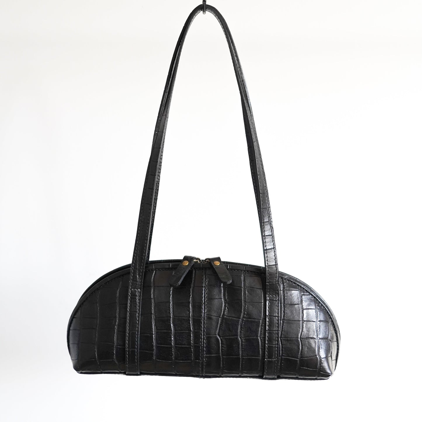 Cartera Gigi Croco Negro