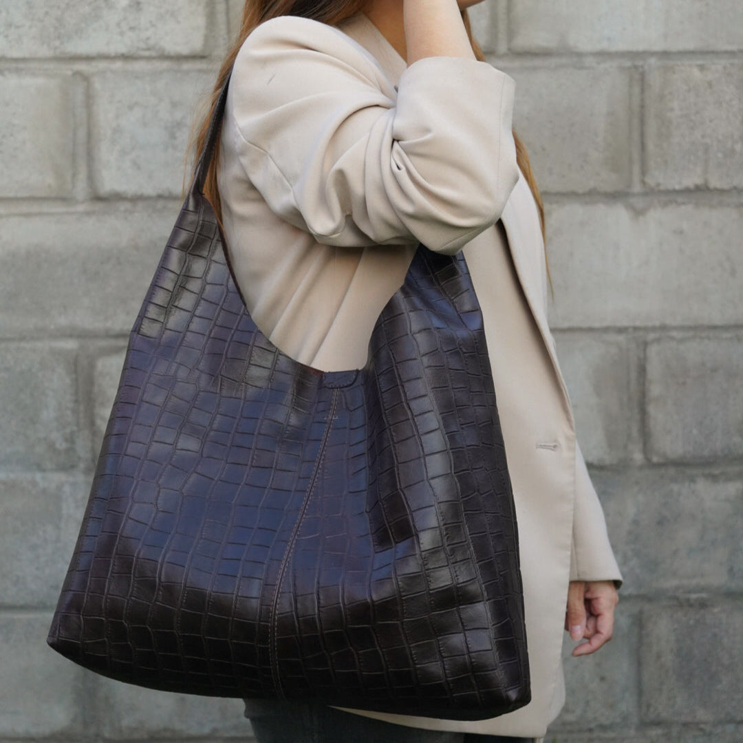 Maxi Tote Lucia Chocolate