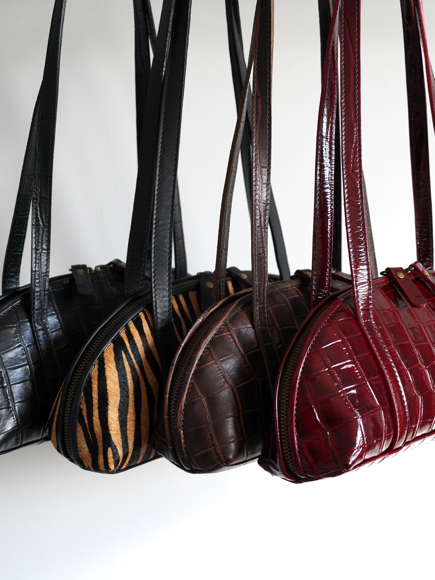 Cartera Gigi Croco Burdeo