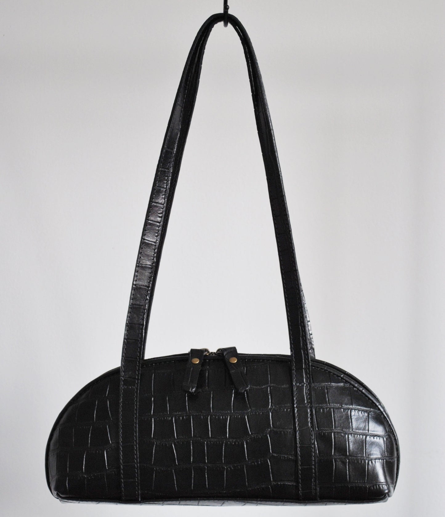 Cartera Gigi Croco Negro
