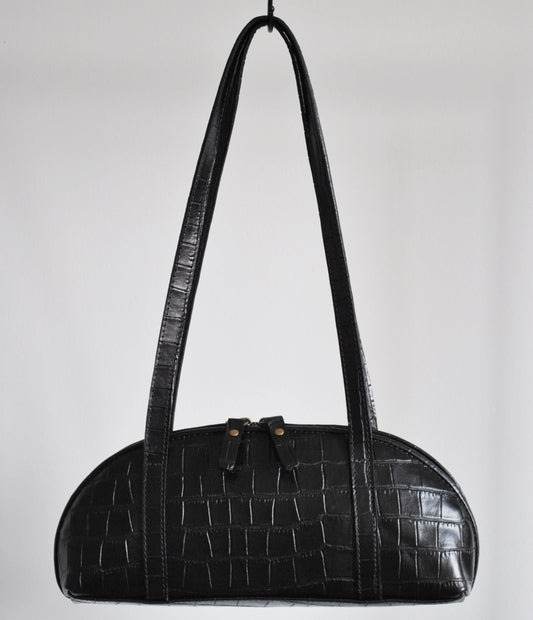 Cartera Gigi Croco Negro